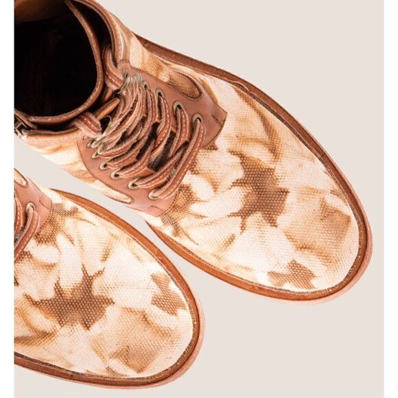 Vintage Foundry Co. Monaris Leather & Canvas Boot NWOB Size 7 - Picture 8 of 8